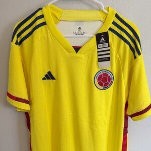 Adidas Colombia 2022 Home Soccer Jersey